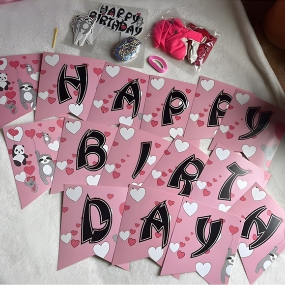 The Party Animals: A Panda & Koala Party Kawaii Birthday Extravaganza Deco Set - Picture 1 of 5